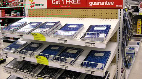 Office Depot 'Work Smarter' Notebook Endcap
