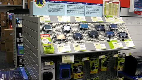 Staples GPS In-Line Display