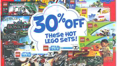 Toys "R" Us Lego 'Bricktober' Circular Cover