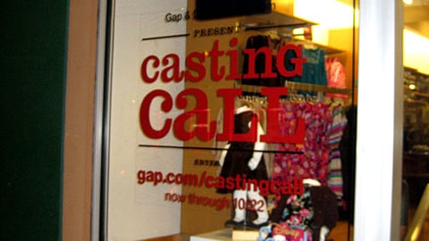 GapKids 'Casting Call' Window Display