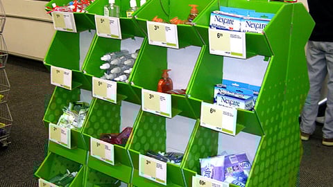 Staples 'Flu Defense Center' Half-Pallet