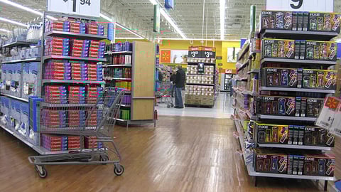 Walmart Health and Beauty Endcaps