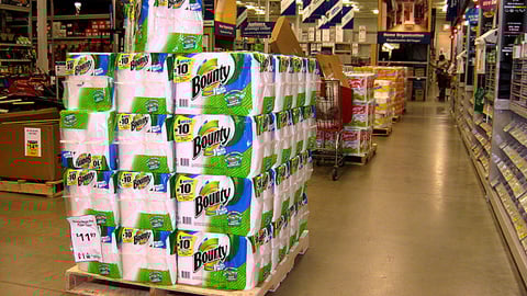 Bounty Pallet Display