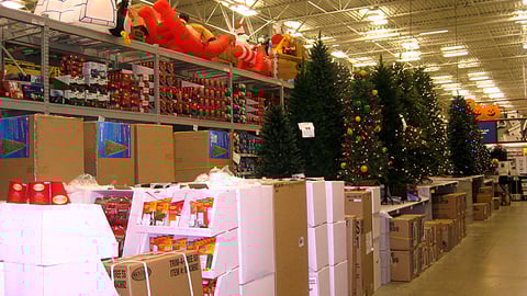 Lowe's Christmas Aisle