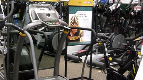 Dick's Livestrong Fitness Merchandising