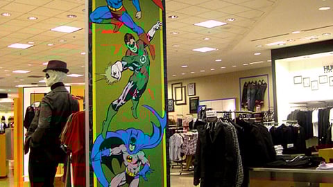 Bloomingdale's DC Comics Display