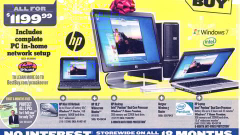 Best Buy 'PC Home Makeover' Circular Cover