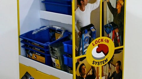 Werner Quarter Pallet Ladder Display