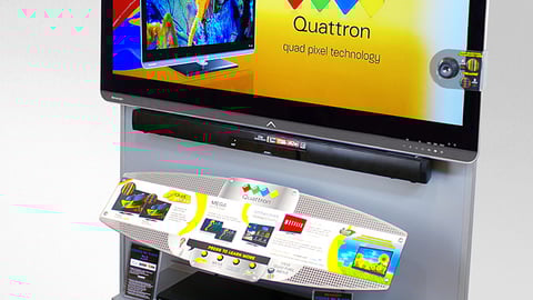 Sharp Aquos Quattron Endcap