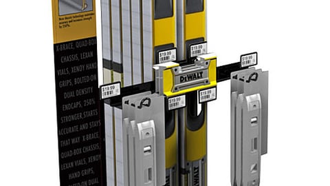 DeWalt Levels & Squares Display