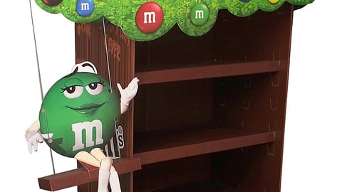 M&M's Valentine's Day Display