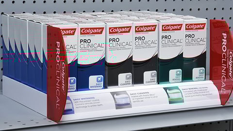 Colgate ProClinical Shelf Merchandiser