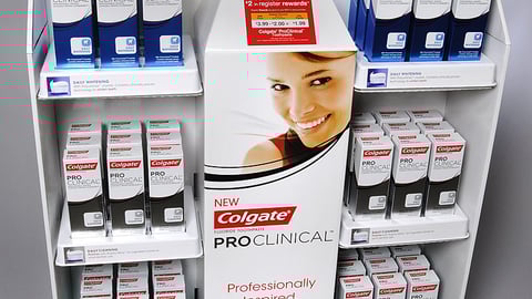 Colgate ProClinical Walgreens Endcap