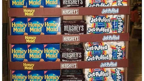 Kraft/Hershey S'mores Half Pallet Display