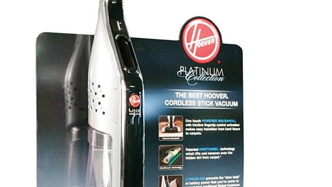 Hoover Platinum Collection Display