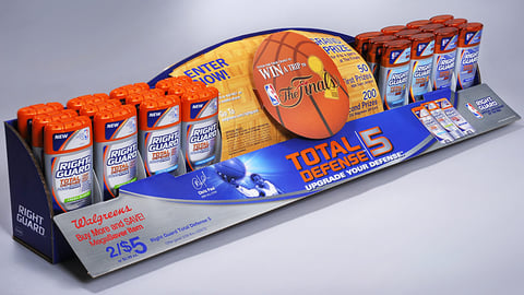 Right Guard NBA Finals Walgreens Shelf Tray