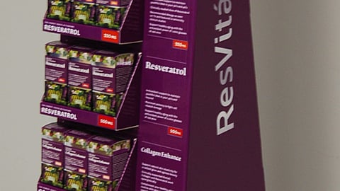 Resveratrol Floor Display