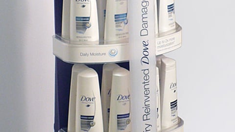 Dove Hair Care Floorstand