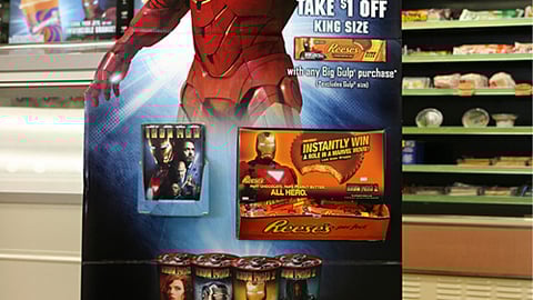 7-Eleven 'Iron Man 2' Floorstand