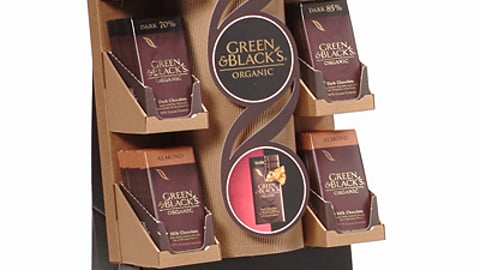 Green & Black's Holiday Floorstand