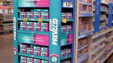 Prevacid Launch Walmart Endcap