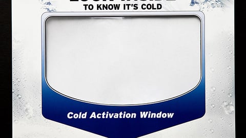 Coors Light Cooler Door Magnifier