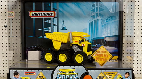 Rocky the Robot Truck Shelf Display