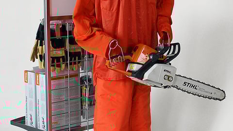 Stihl Wire Mannequin and Merchandiser