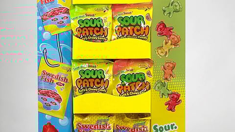 Cadbury Adams Chewy Candy Floorstand