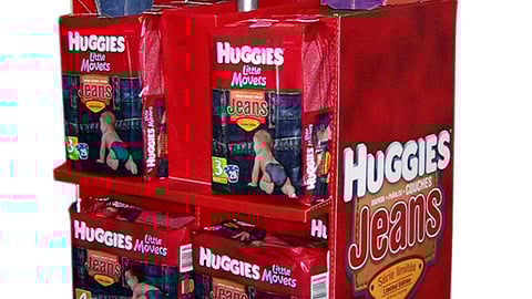 Huggies Little Movers Jeans Floorstand