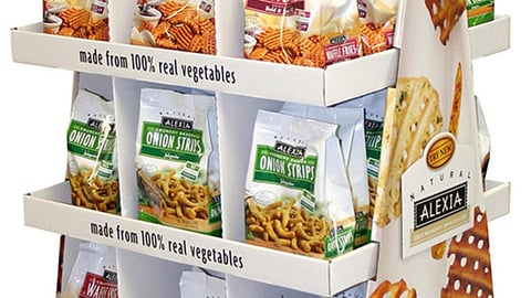 Alexia Crunchy Snacks 78-Count Floorstand