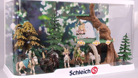 Schleich Elves & Knights Diorama