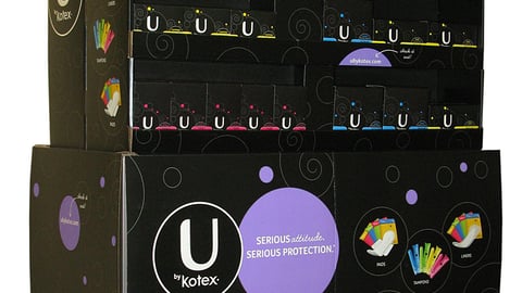 U by Kotex Walgreens Speed Table