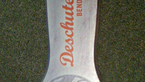 Deschutes Bottle Cap Opener Sign