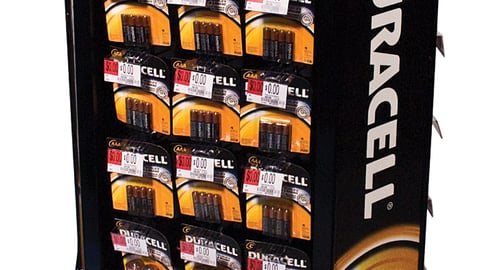 Duracell Three-Sided Spinner