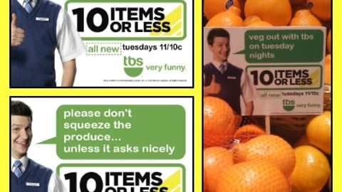 '10 Items or Less' Shelf Tags