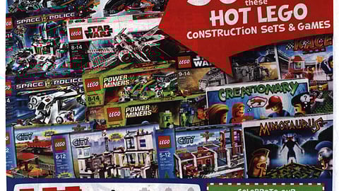 Toys "R" Us 'Hot Lego' Circular Cover
