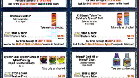 McNeil/Stop & Shop Co-Equity FSI
