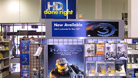 Best Buy 'Halo 3' Mobile Floorstand