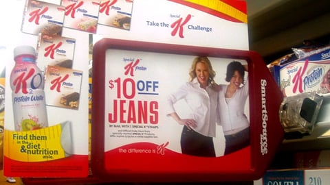 Special K Jeans Rebate Shelf Talker