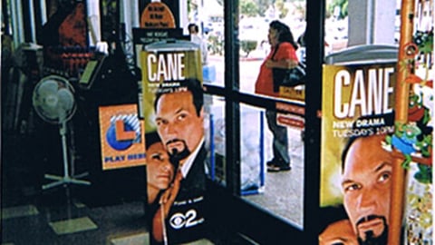 CBS 'Cane' Security Pedestal Ads
