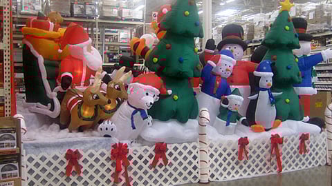 Home Depot Holiday Merchandising