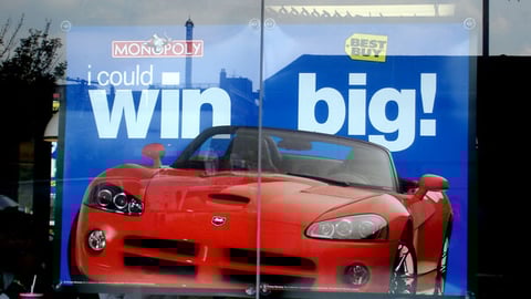 McDonald's Monopoly 2005 Window Cling