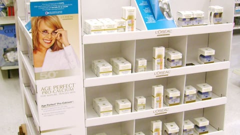 L'Oreal 'Color of Hope' Pallet Display