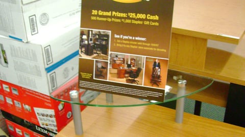 Staples 'Rich Possibilities' Counter Card