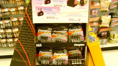 Energizer 'Pink' Floorstand