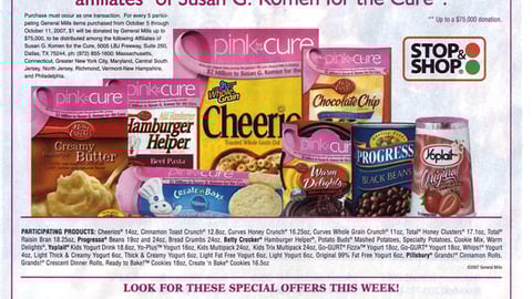 General Mills/Stop & Shop Co-Equity Overlay