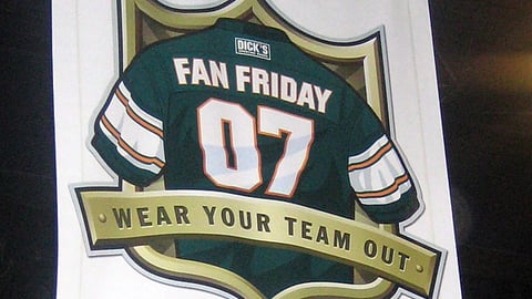 Dick's Sporting Goods 'Fan Friday' Ceiling Banner
