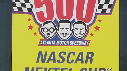 Pep Boys NASCAR Window Poster