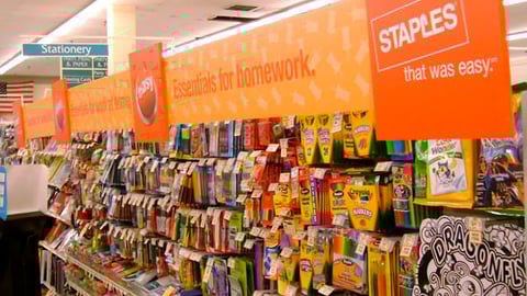 Vons/Staples Stationery Aisle